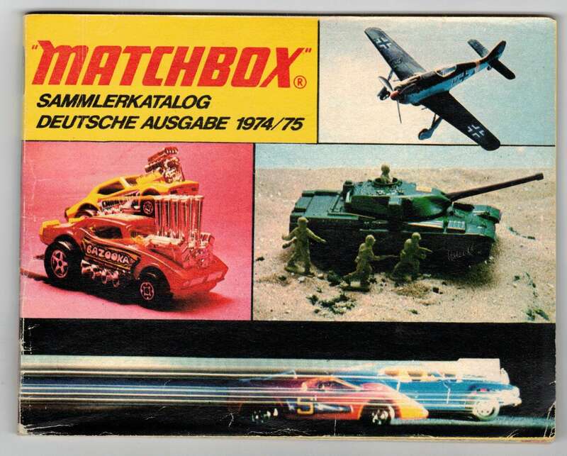 Matchbox Katalog 1974 1975 Deutsche Ausgabe Sammlerkatalog 