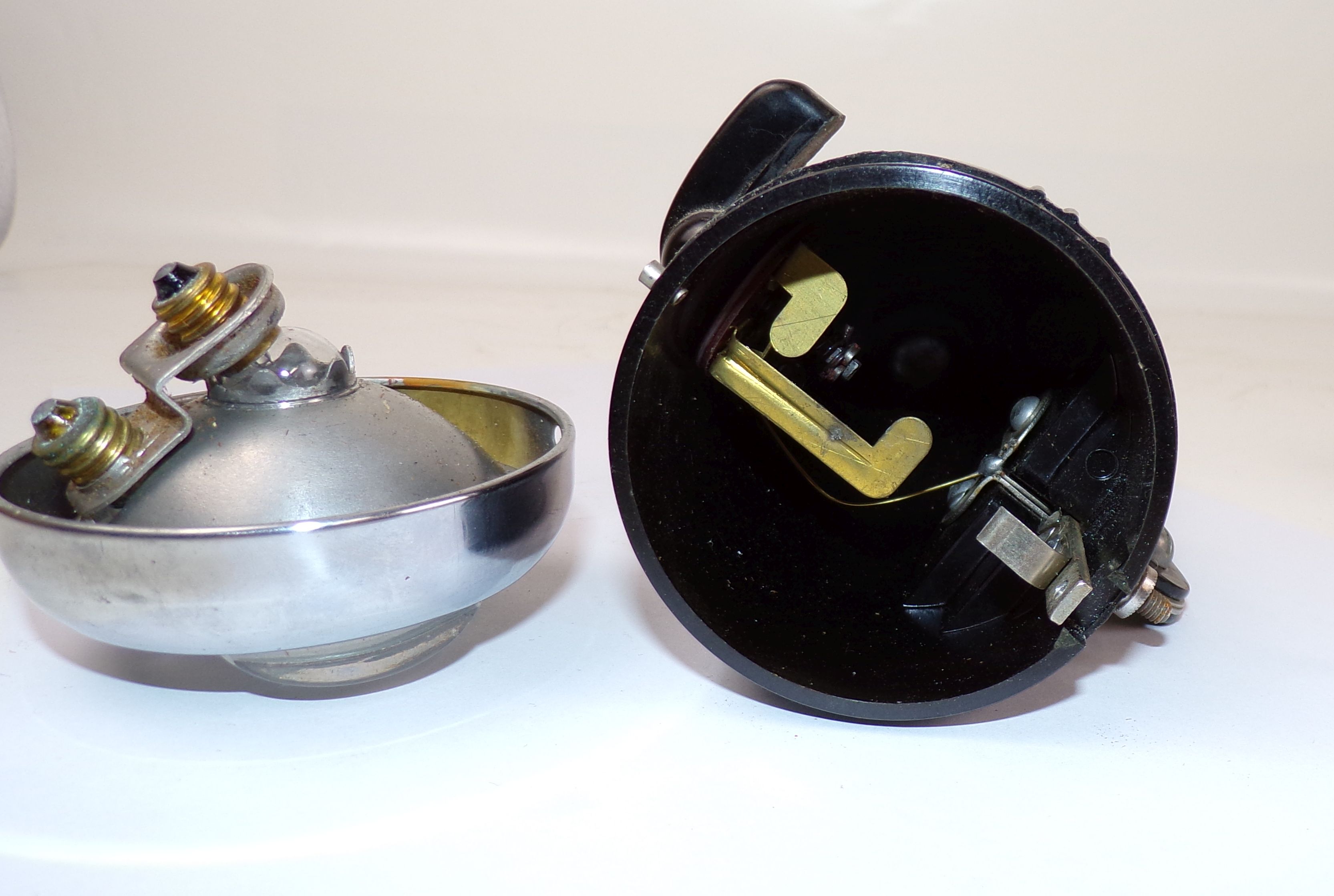 El Me Fahrradlampe Scheinwerker Bakelit Winkerschalter Oldtimer Lampe