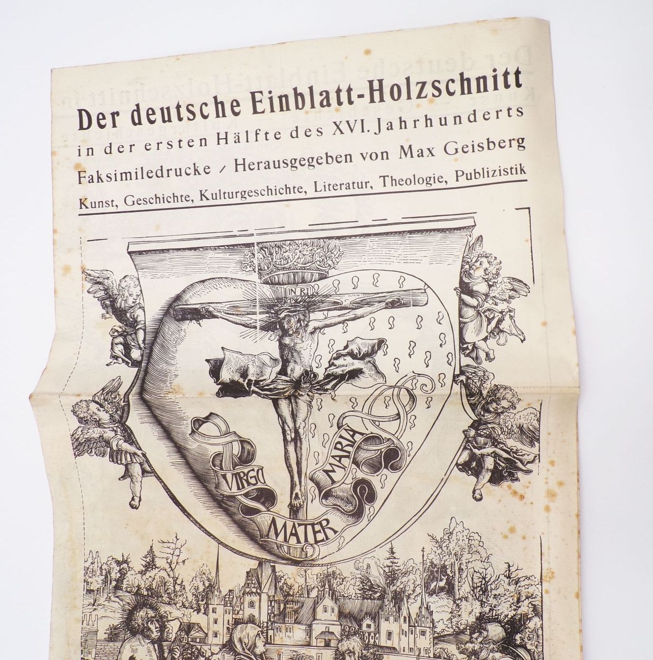 Hugo Schmidt München Der Deutsche Einblatt Holzschnitt Max Geisberg