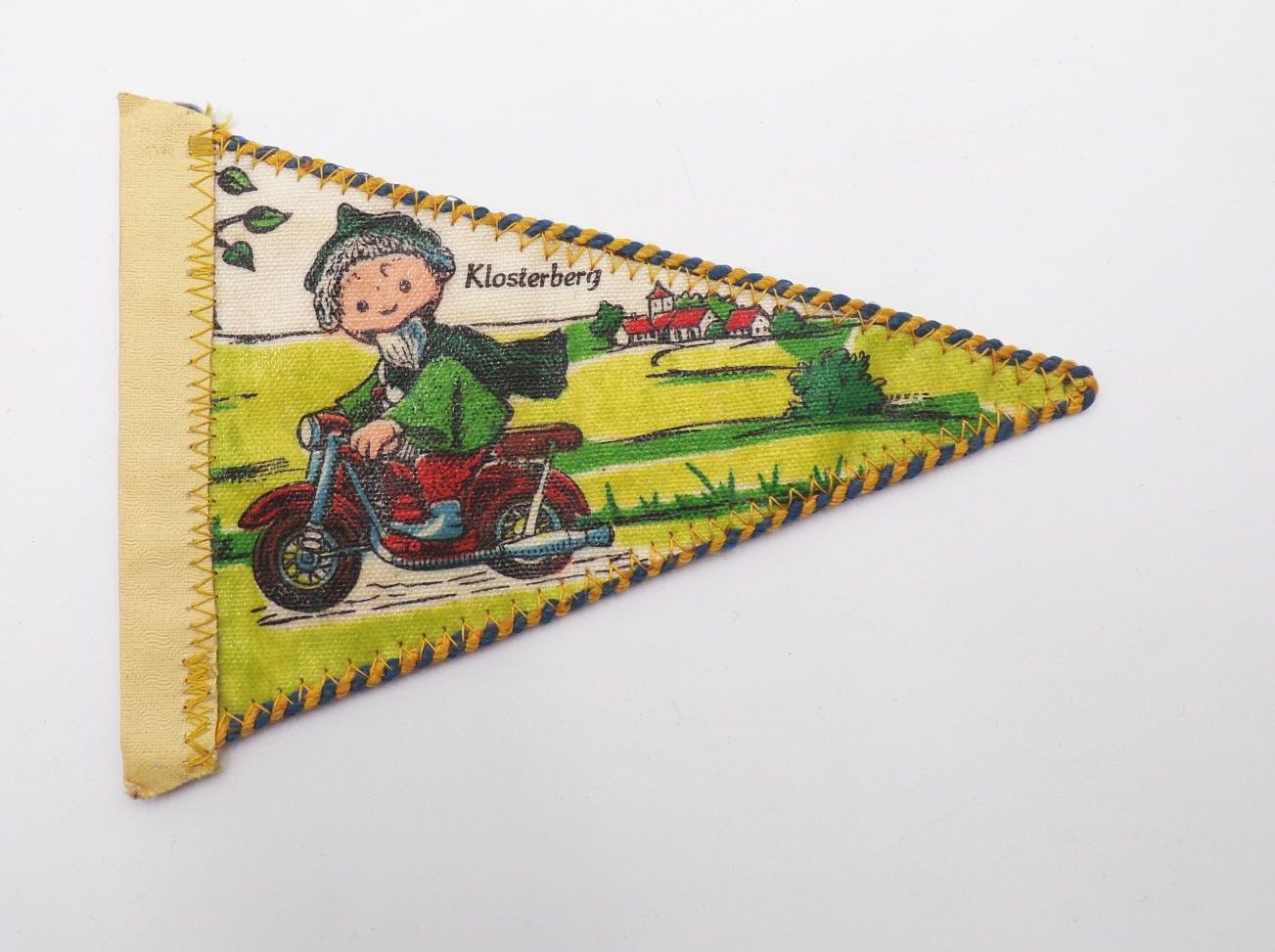 Alter Sandmann Wimpel Klosterberg DDR Fahrradwimpel 