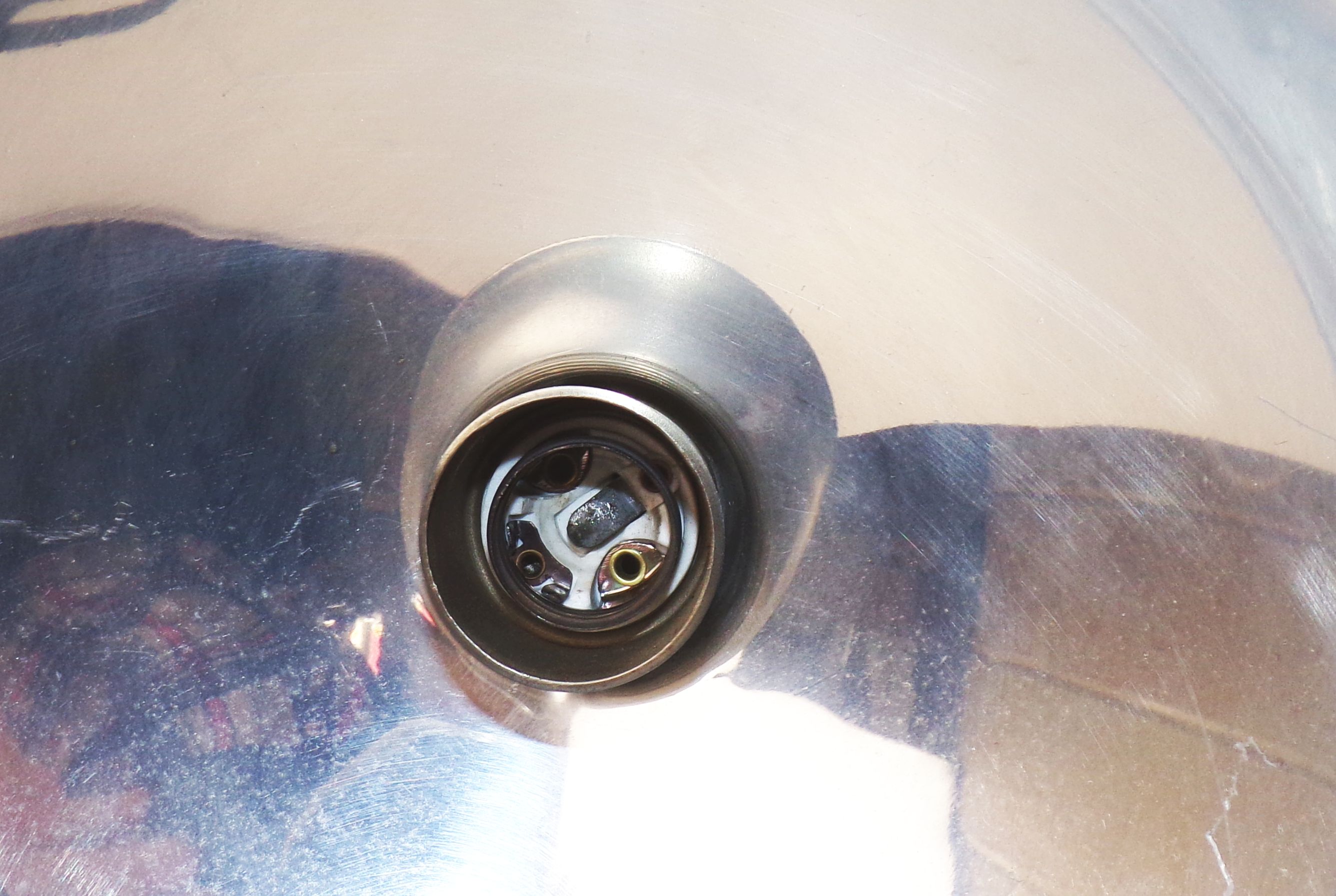 Alte Höhensonne Rotlichtlampe Aluminium Schirm Retro Look Tischleuchte 