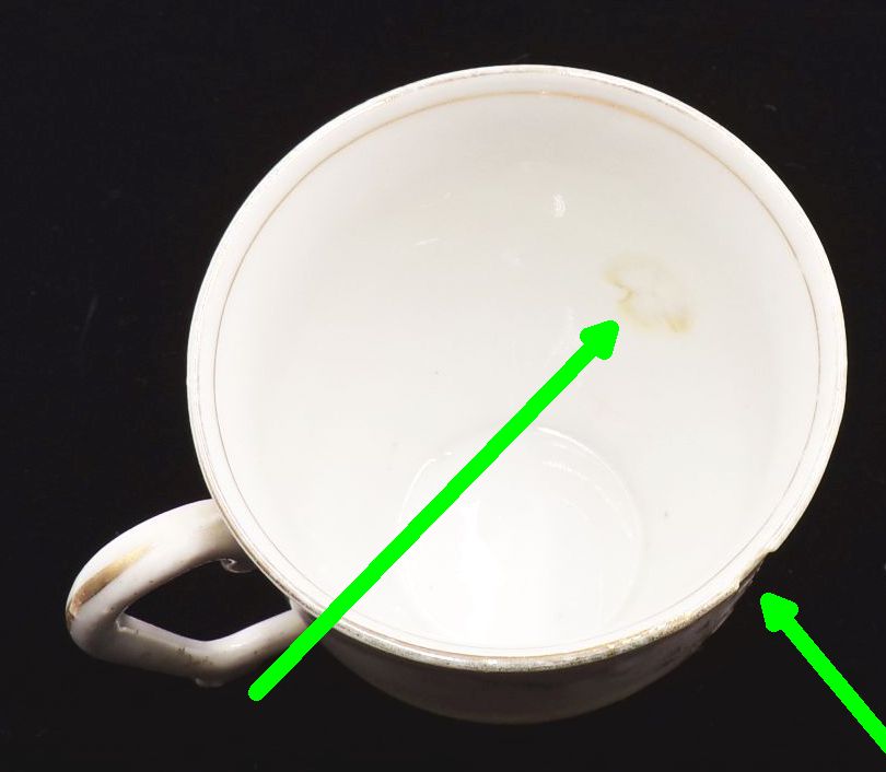 Alte Andenkentasse Kemnitz bei Löbau Oberlausitz Porzellan Tasse