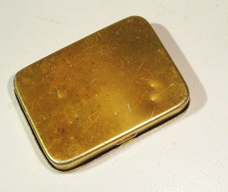 Alte Nadeldose Telefunken Mittellaut 1920er 1930er Blechdose 