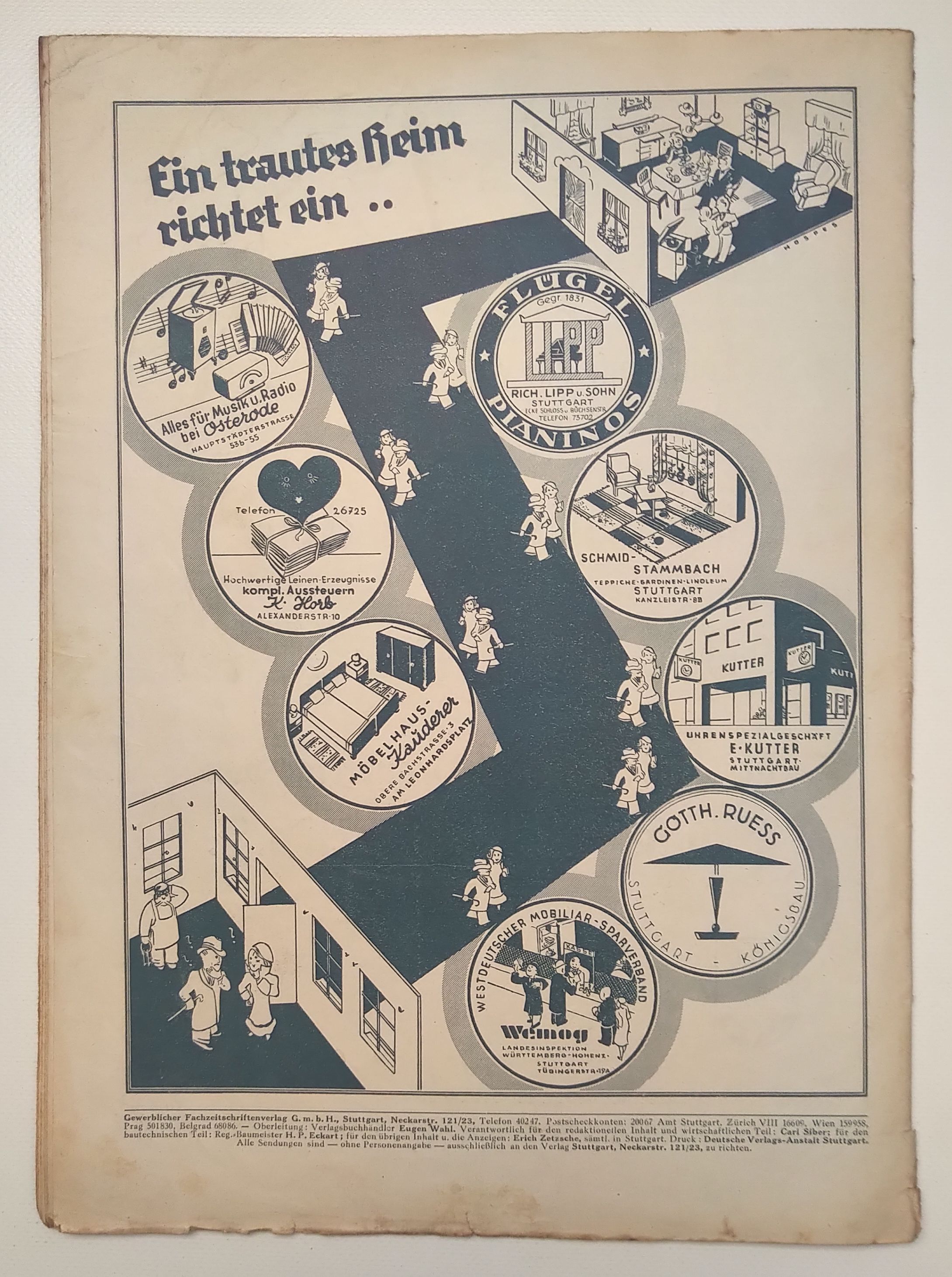 Unser Schwabenland alte Zeitschrift 1933 Nr 8 Das 15 deutsche Turnfest Stuttgart