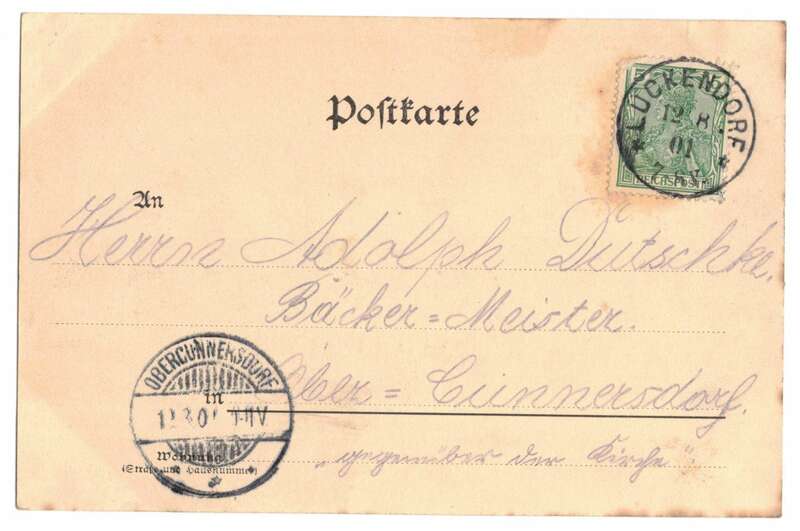 Litho Ak Gruss aus Kurhaus Lückendorf 1901 !