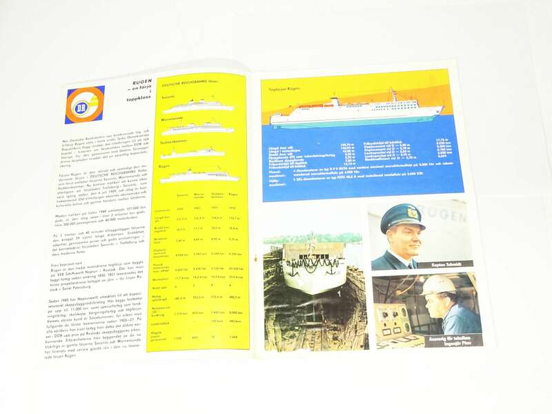 Konvolut Deutsche Reichsbahn DDR Information Reisen Rügen 1970er 