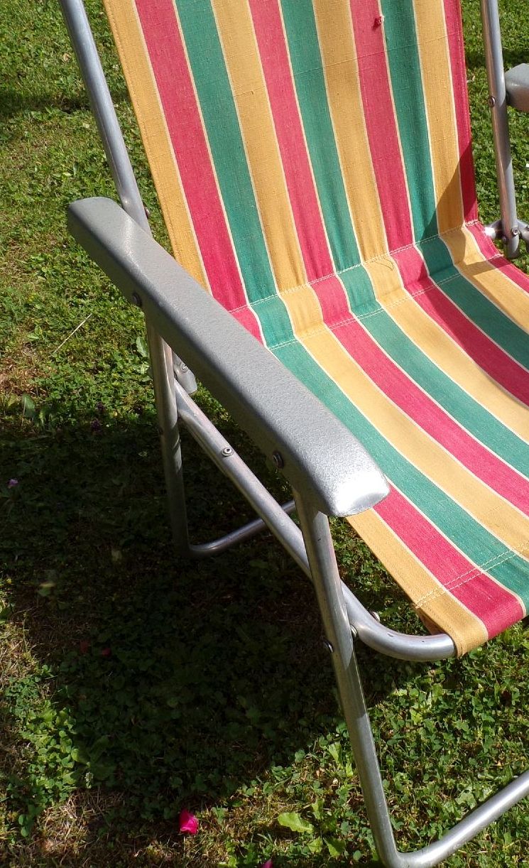 DDR Campingstuhl Klappstuhl Stuhl Retro Look 