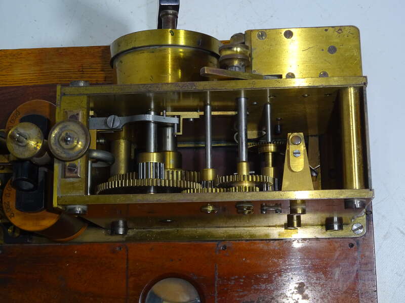 Morsetelegraph W Gurlt Berlin um 1880 Morseapparat Morsegerät Schreibtelegraph 