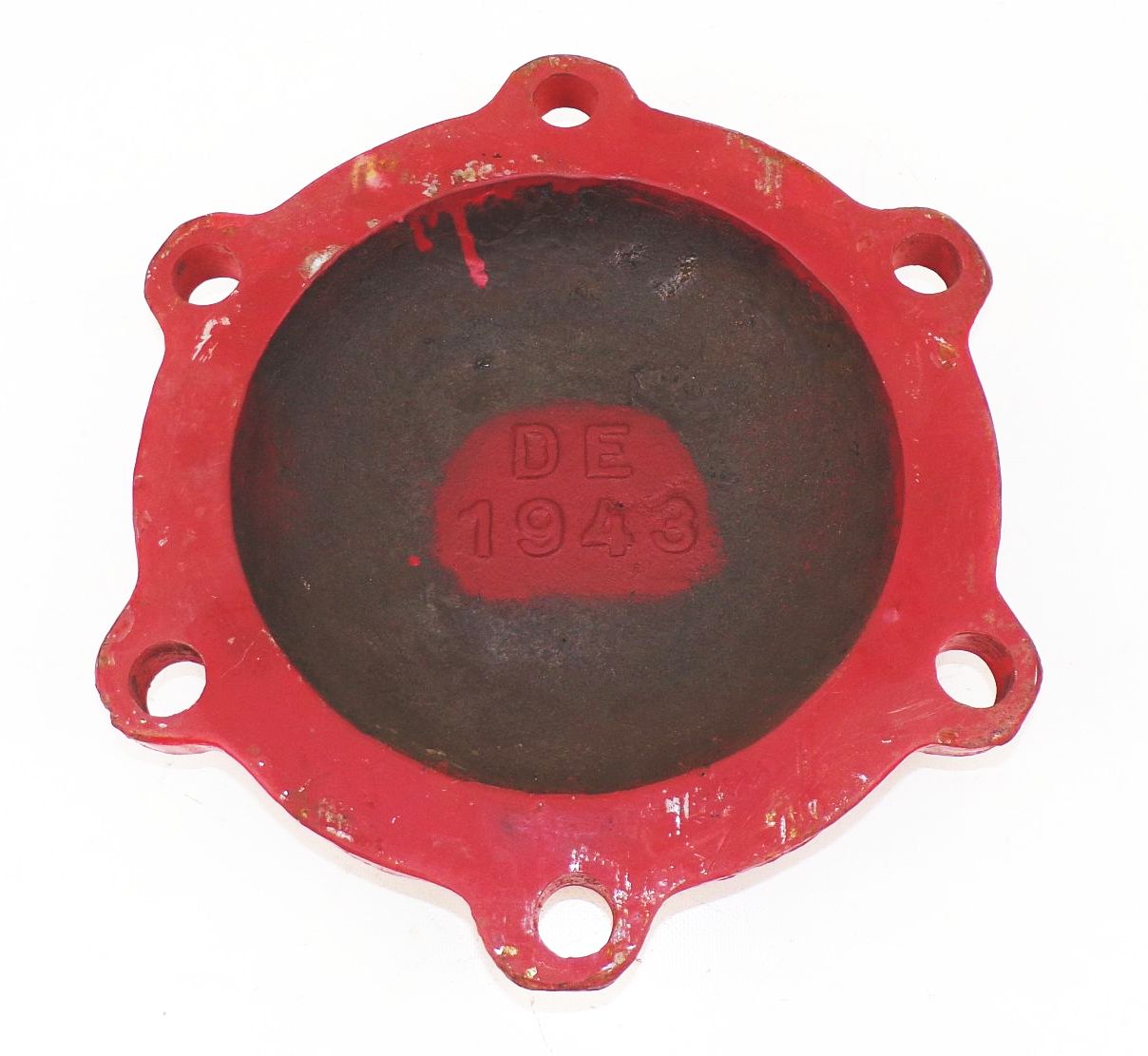 Alter Achslagerdeckel DR Rollenlager DE 1943 Dampflok Reichsbahn