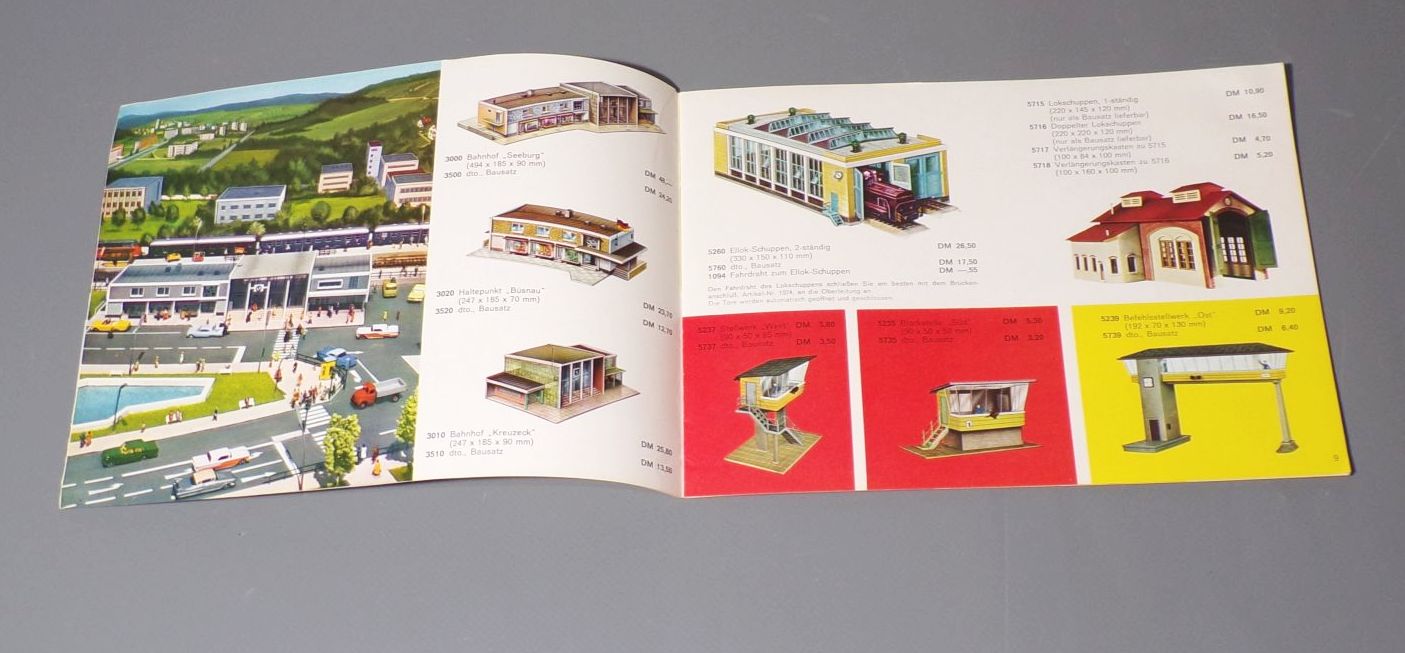 Vollmer 1965 1966 Katalog Modelleisenbahn 