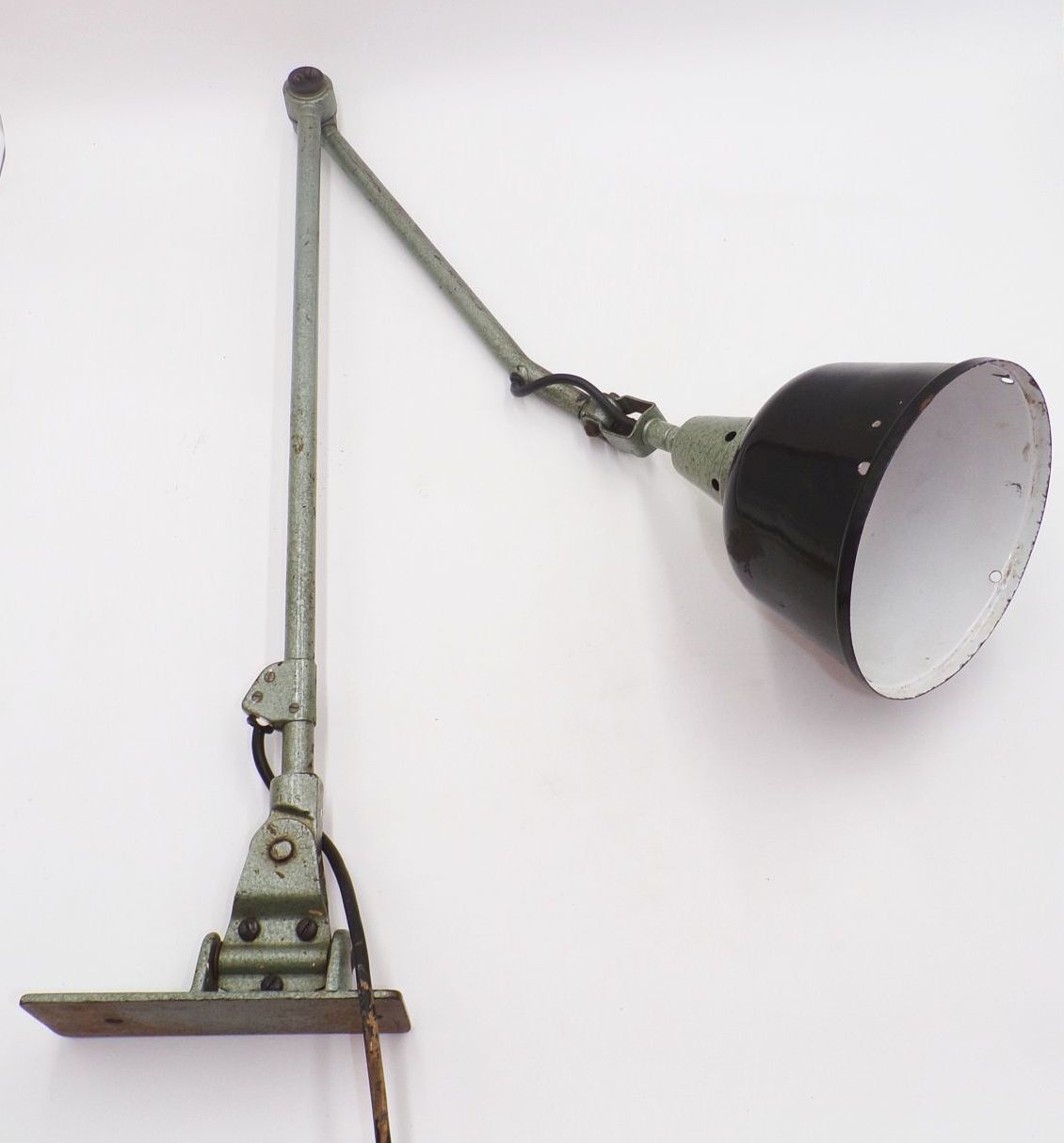 Alte Midgard Leuchte Gelenklampe Bauhaus Art Deco Schreibtischlampe 