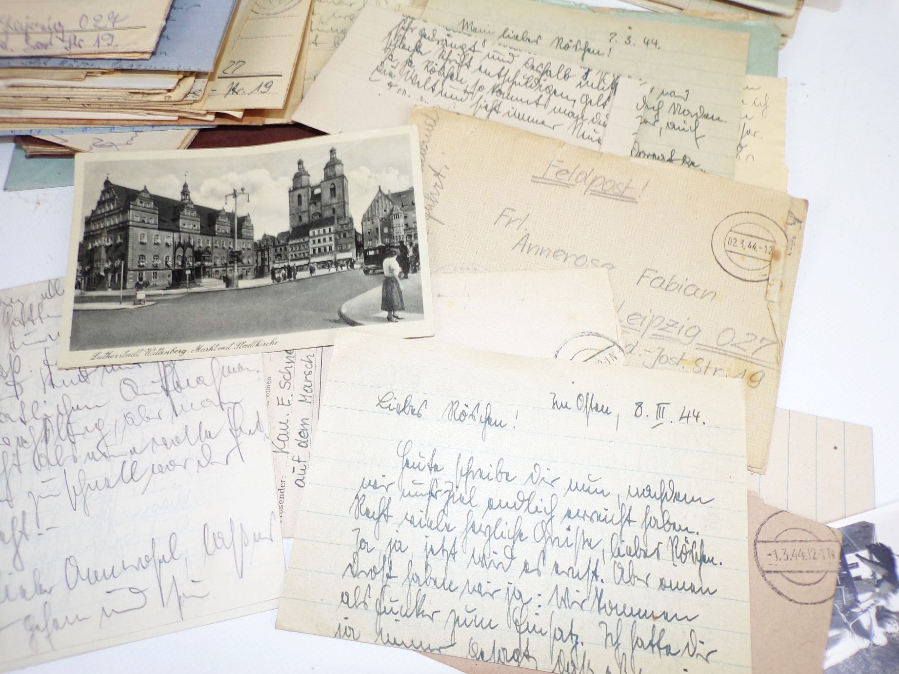 Feldpost Nachlass 19 Panzer Division Luftwaffe Estland Kriegsgefangenschaft Briefe Konvolut