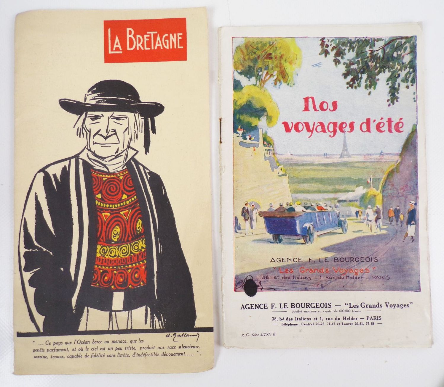 Lot alter Reiseprospekt Frankreich Nice Le Mont La Bretagne Lot alter Reiseprospekt Frankreich Nice Le Mont La Bretagne