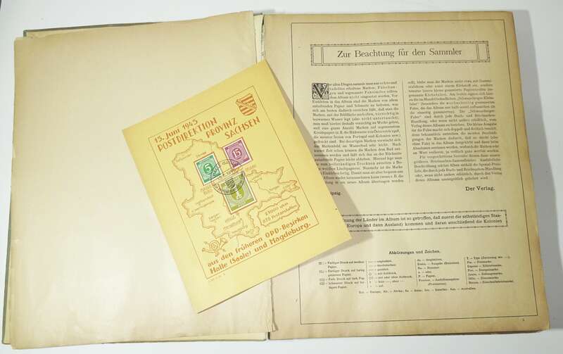 Schwaneberger Briefmarkenalbum Union Ausgabe 1924 Briefmarken