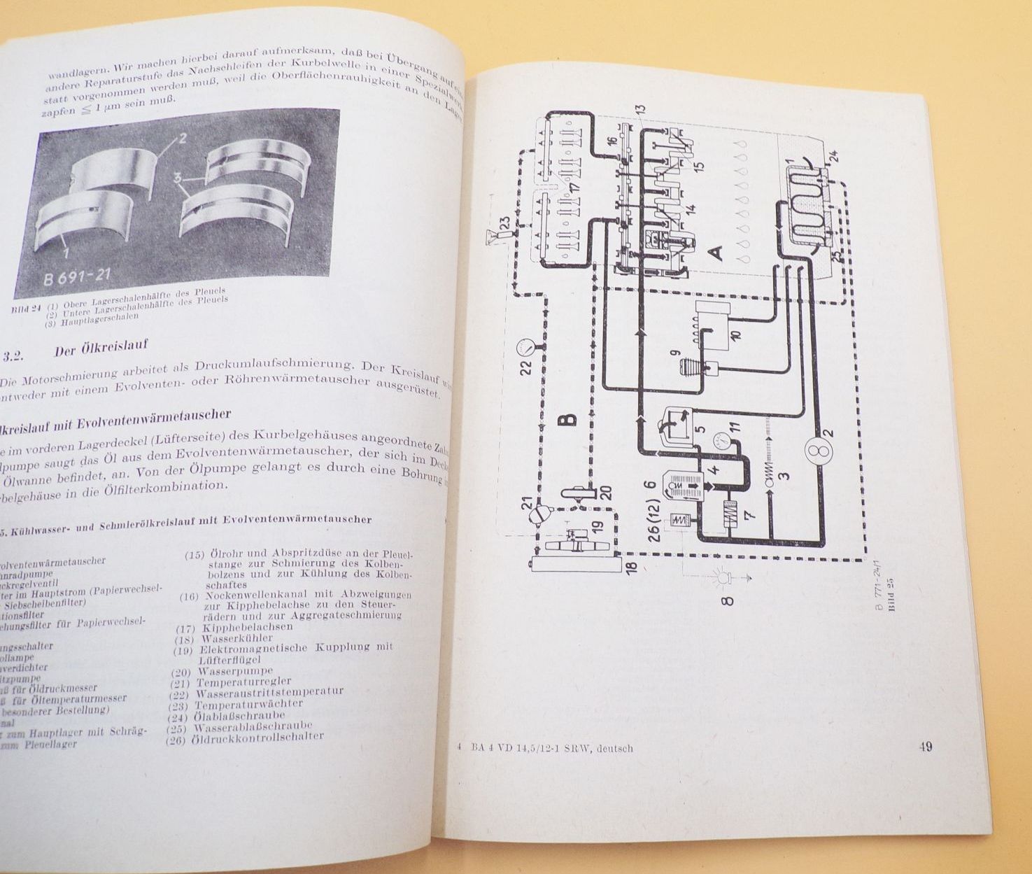 Bedienungsanleitung Dieselmotor 4 VD mit MAN System VEB Ifa Nordhausen Bedienungsanleitung Dieselmotor 4 VD mit MAN System VEB Ifa Nordhausen