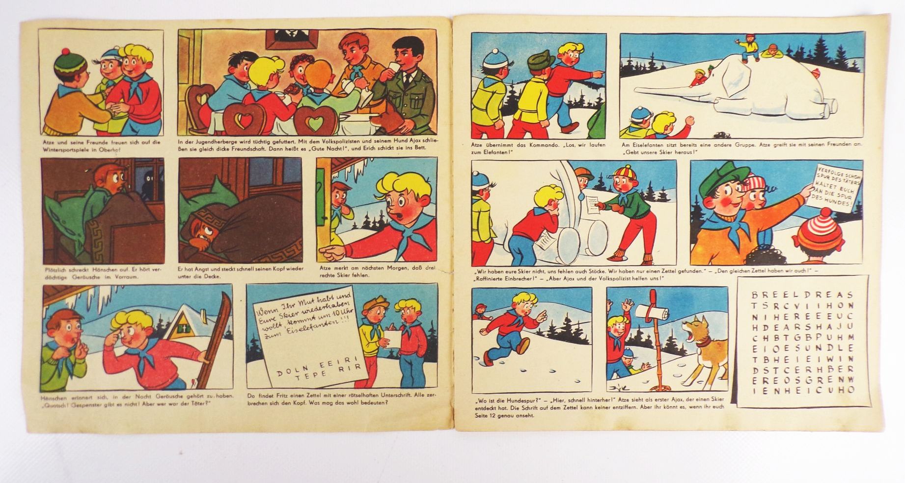 Atze Kinderzeitung DDR 1960 Nummer 2 Oberhof