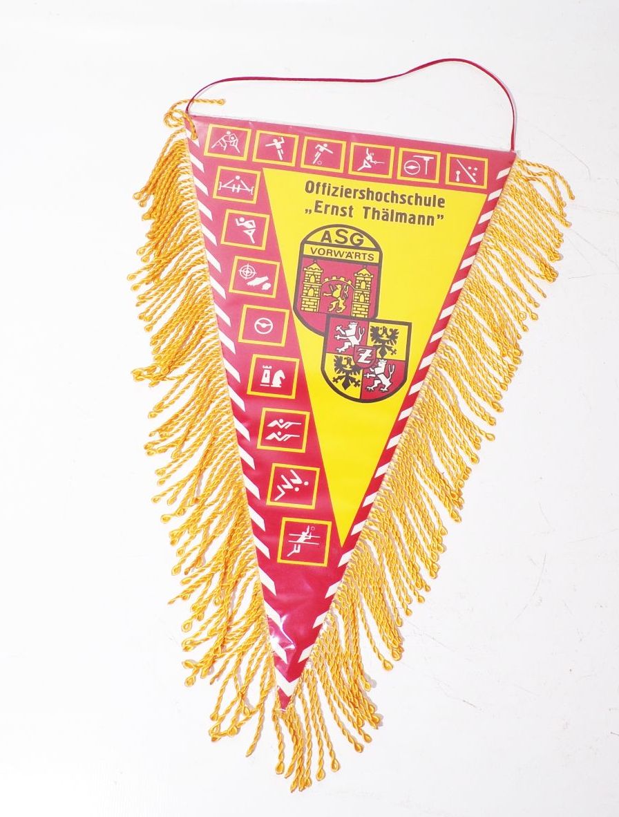 Wimpel Offiziershochschule Ernst Thälmann ASG Vorwärts Löbau DDR