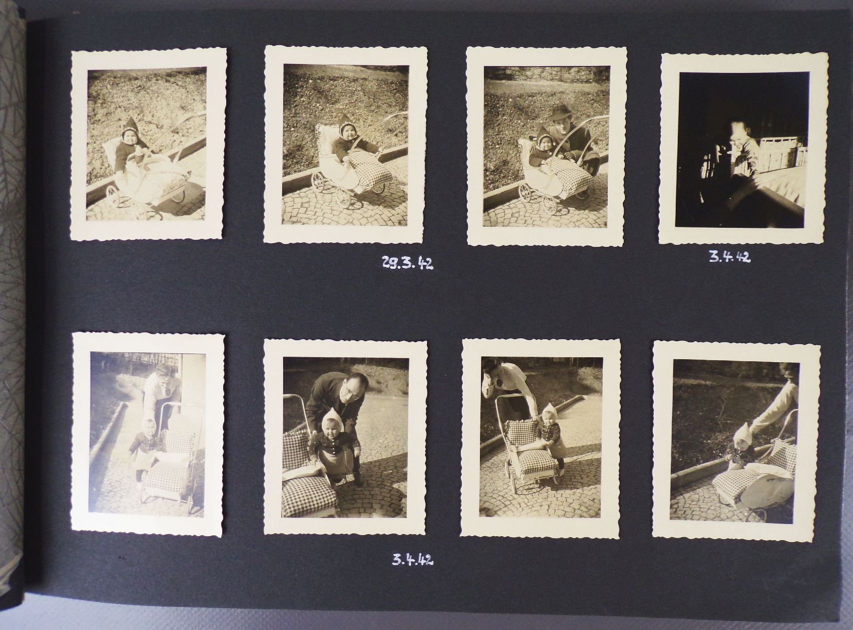 Altes Fotoalbum Kinderheit Urlaub Trassenheide VW Käfer Auto Altes Fotoalbum Kinderheit Urlaub Trassenheide VW Käfer Auto