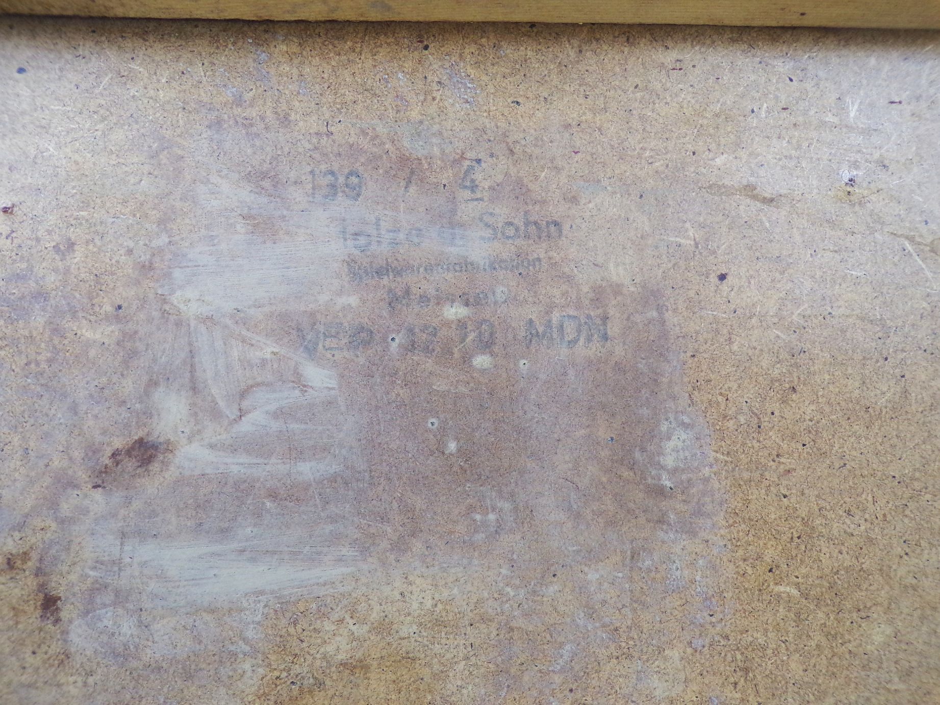 Altes DDR Wildwest Diorama Landschaft Kurt Holze Meissen 1960 er für Indianer 