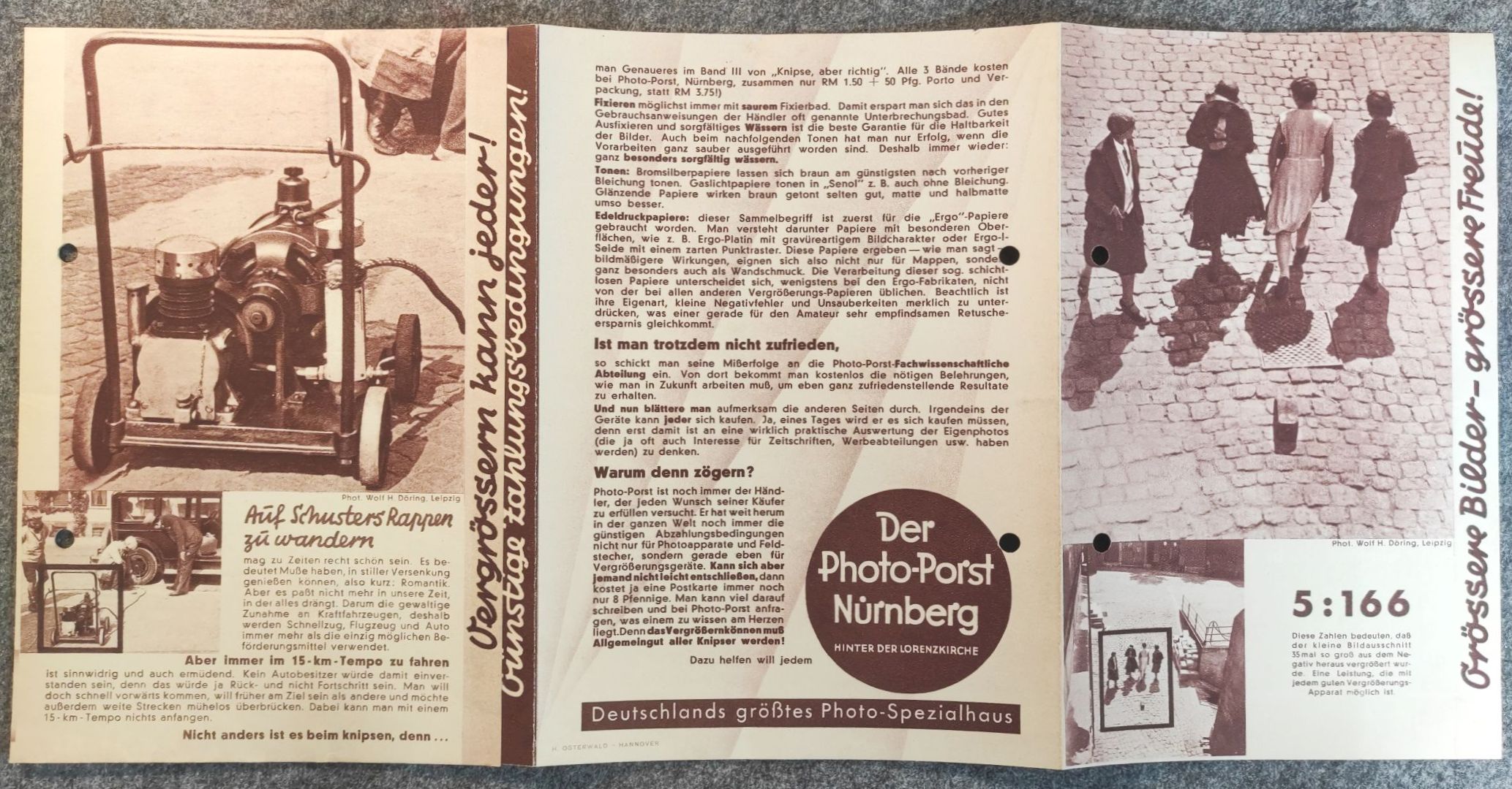 Prospekt Grössere Bilder grössere Freude Photo Porst Nürnberg