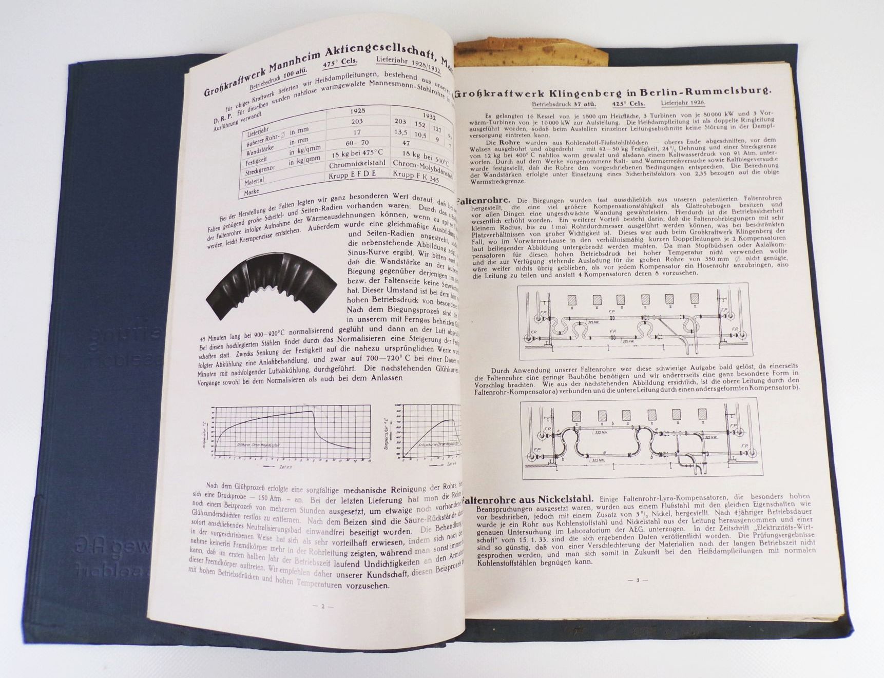 Hefter Allgemeine Rohrleitung Aktiengesellschaft Düsseldorf ARG um 1935