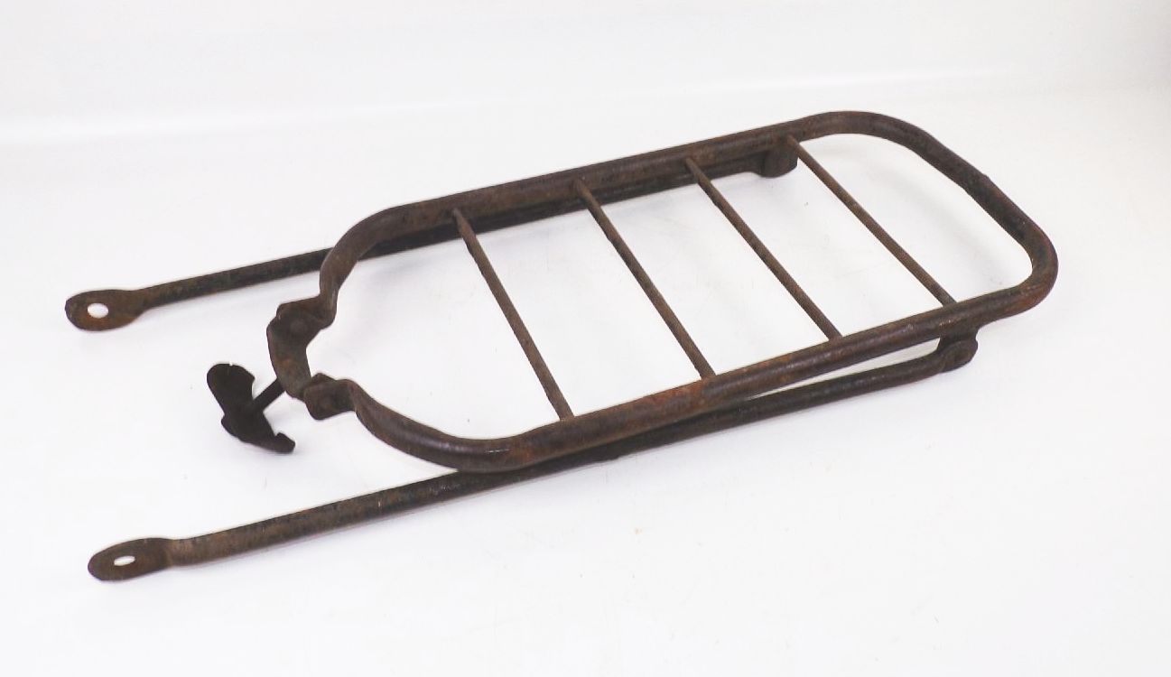 Alter Motorrad Gepäckträger Vorkrieg Oldtimer 