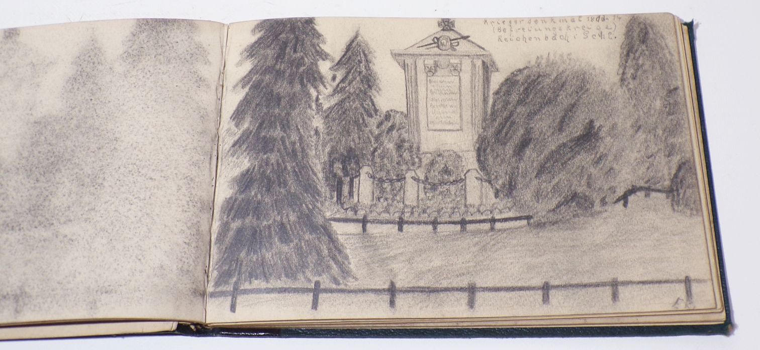 Altes Skizzenbuch Handzeichnungen vintage