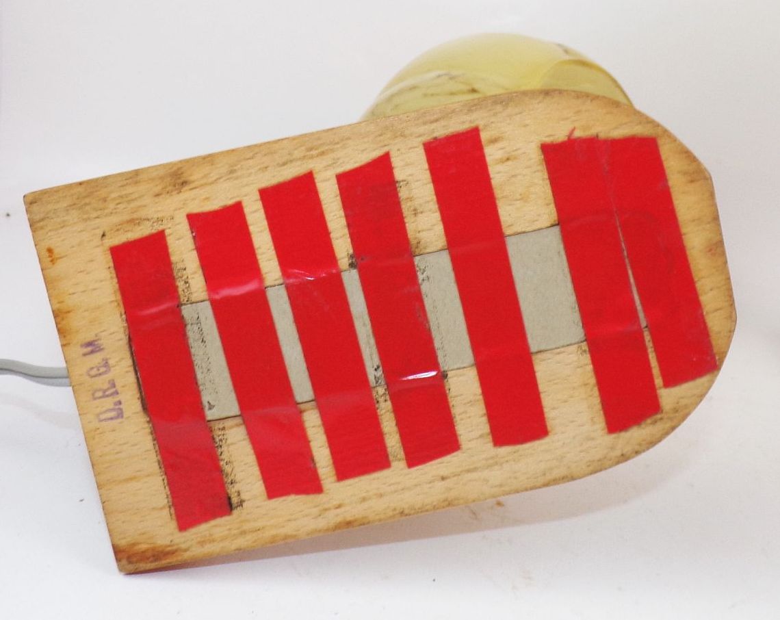 Alte Nachttischlampen Holz Kugellampe Marmor Optik E27 Tischlampe Leuchte