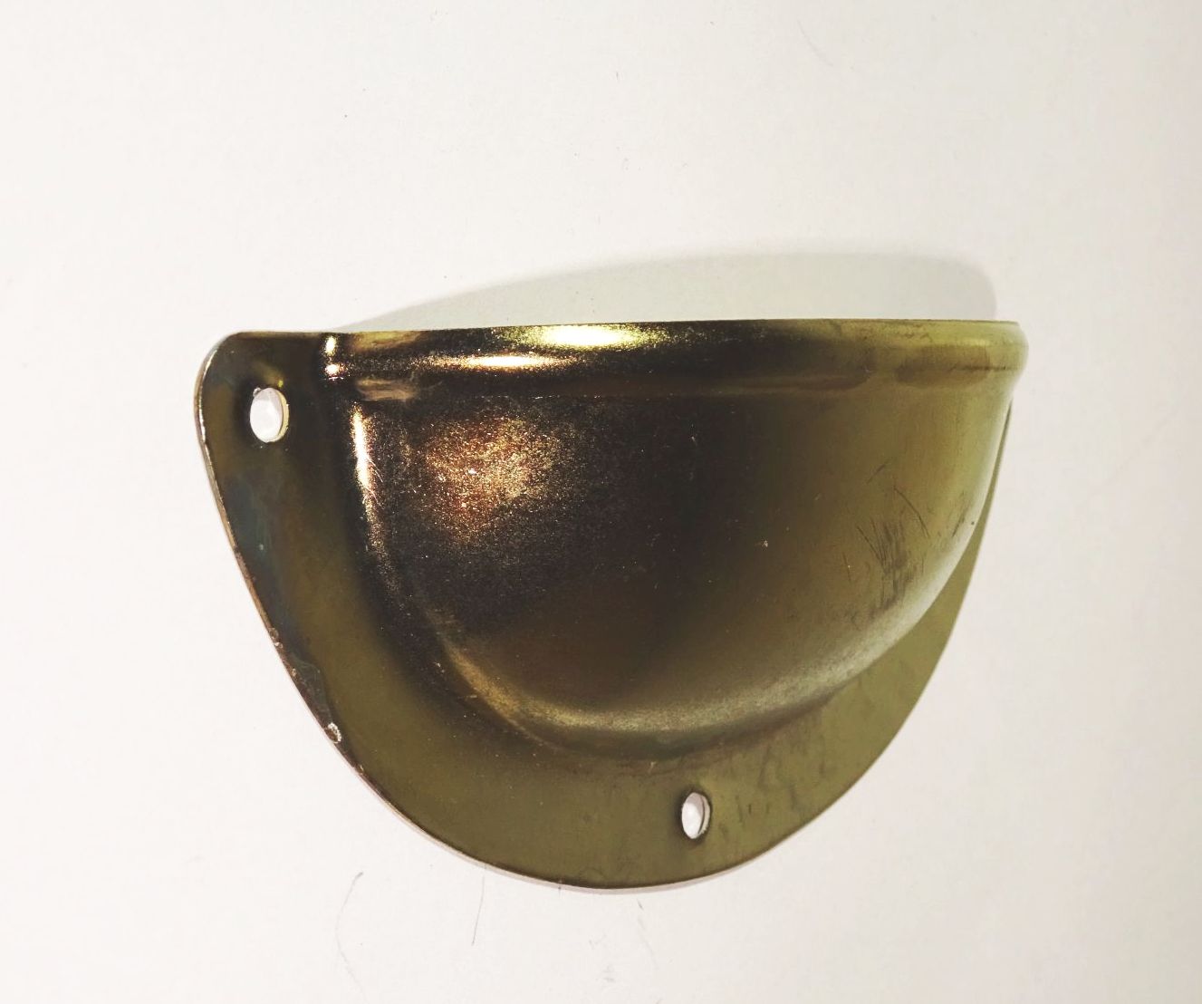 Muschelgriff Schalengriff Schubladengriff Kommode Karteikasten Griff DDR