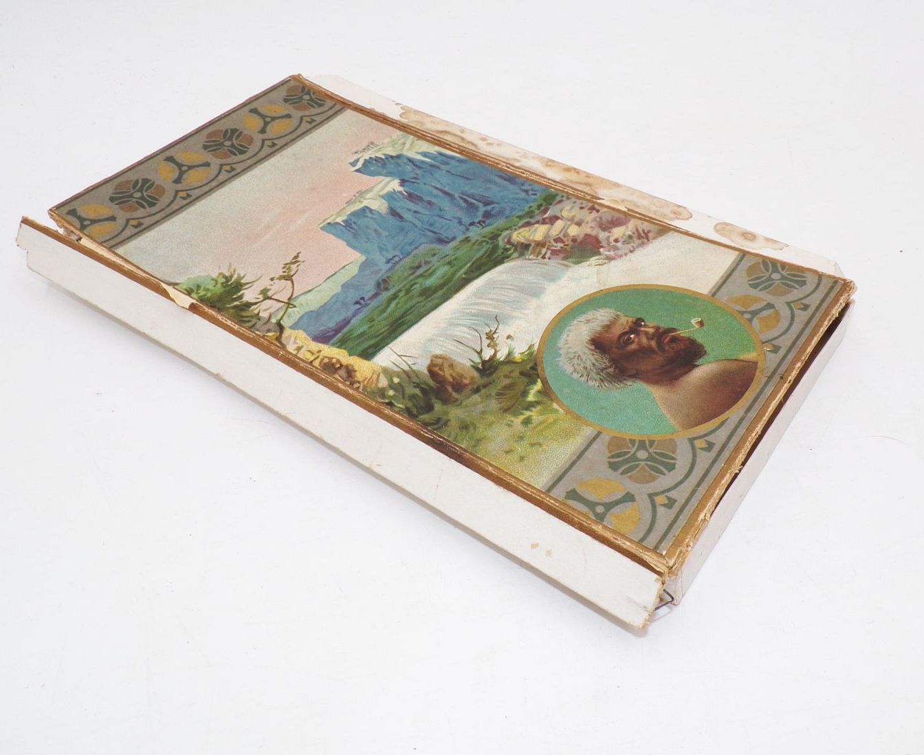 Konvolut Schmuckpapier Klappkarten geprägt um 1900 Jugendstil Schachtel Konvolut Schmuckpapier Klappkarten geprägt um 1900 Jugendstil Schachtel