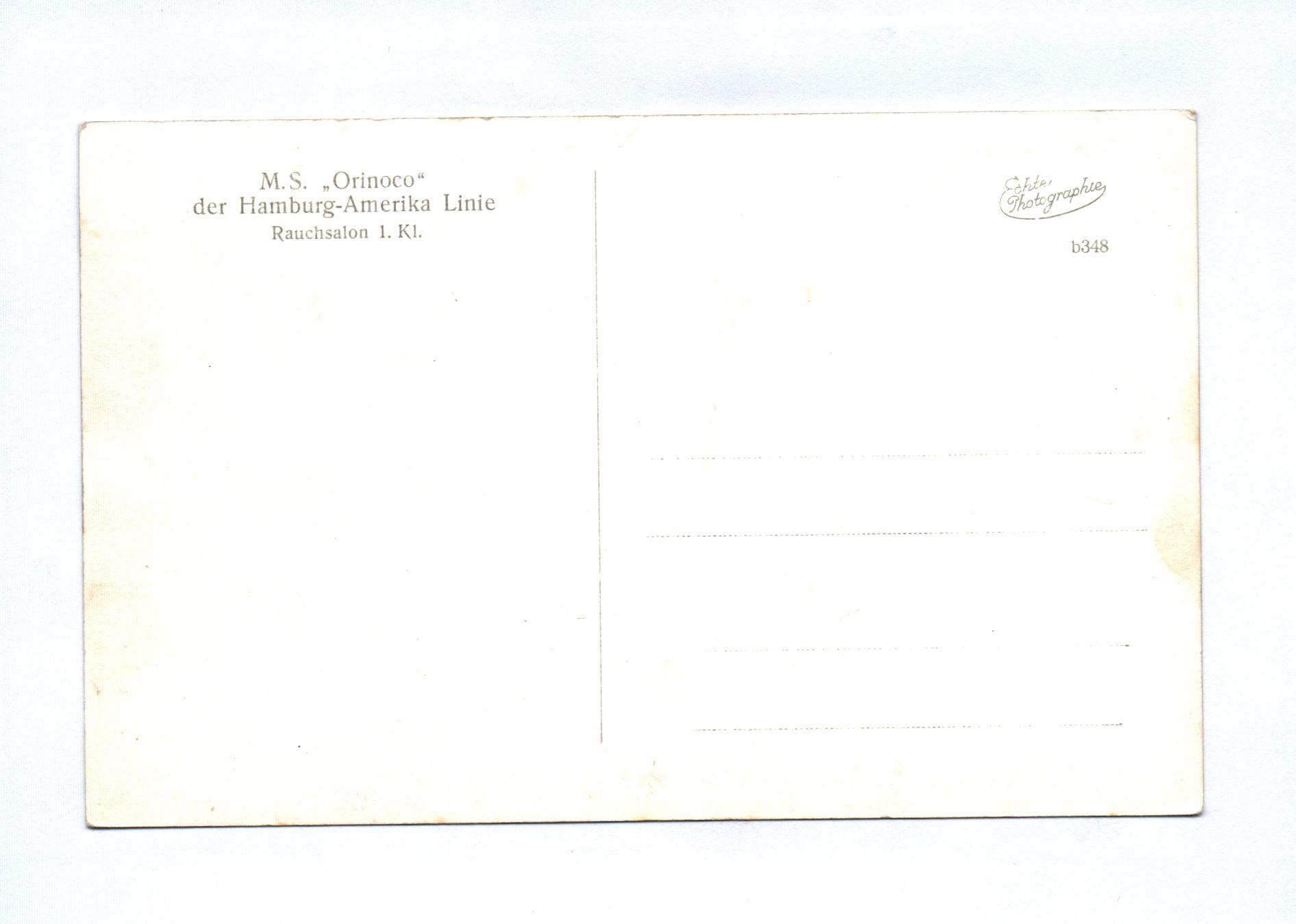 5x Foto Ak MS Orinoco der Hamburg Amerika Linie 5x Foto Ak MS Orinoco der Hamburg Amerika Linie