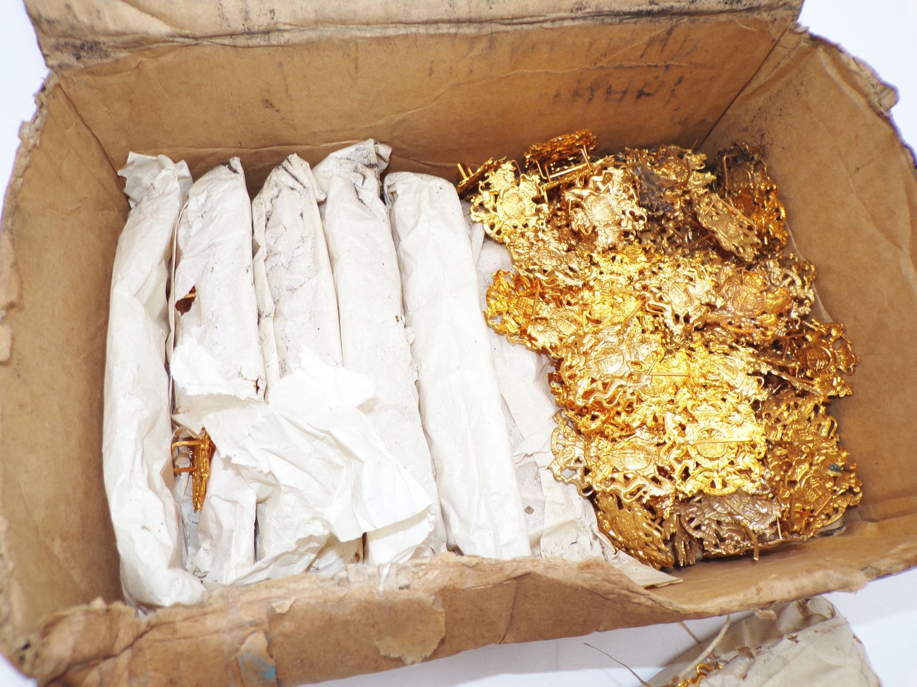 Wappen des Vereinigten Königreichs Großbritannien Blech 200 Stück Schnalle