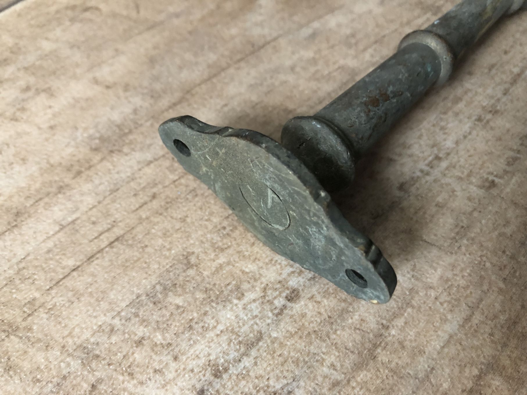 Halter Antik für Stange Handtuchhalter Garderobe Messing 2 Stück Träger