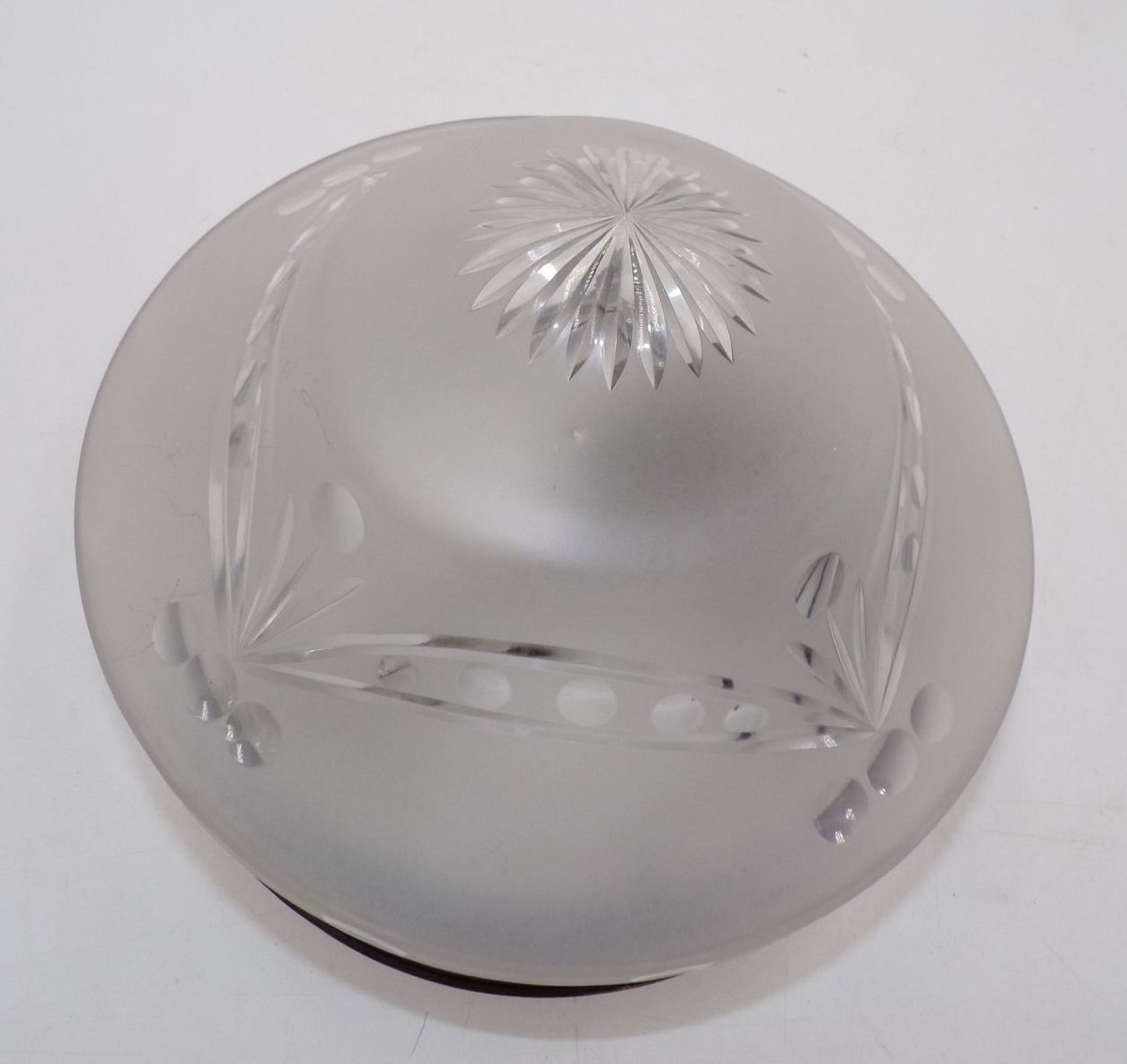 Alte Deckenleuchte geschliffenes Glas E27 um 1900 Antike Lampe Alte Deckenleuchte geschliffenes Glas E27 um 1900 Antike Lampe