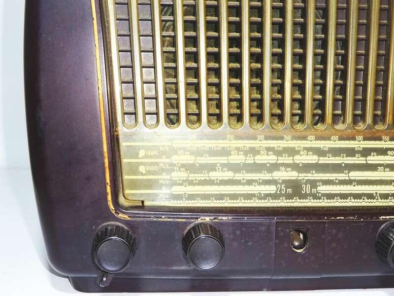 Philips BX416 A53 Röhrenradio Bakelit Gehäuse Vintage