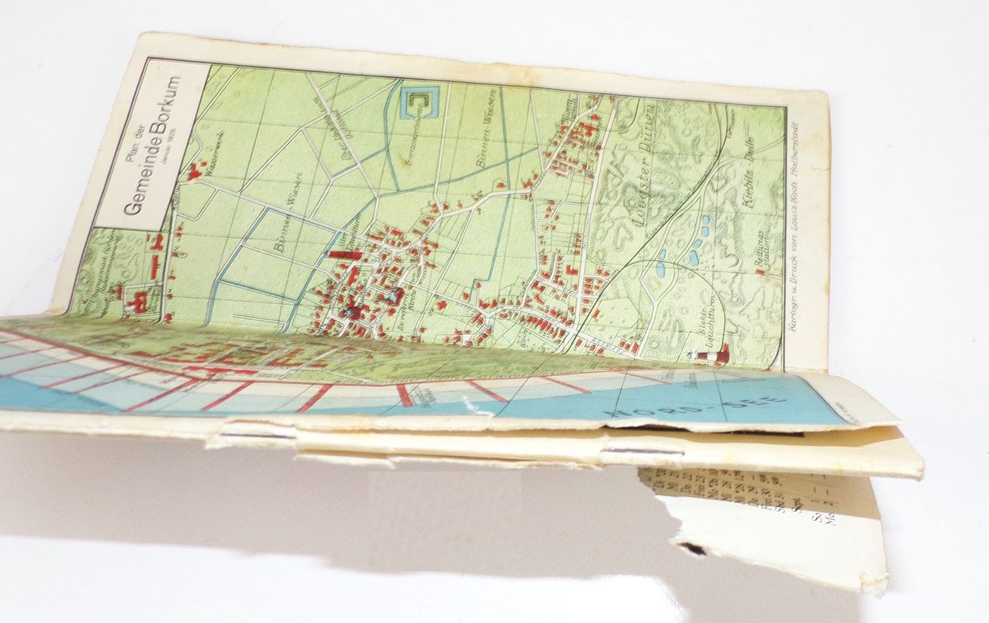 Alte Reise Broschüre Deutschland Nordseebad Borkum 1929 Alte Reise Broschüre Deutschland Nordseebad Borkum 1929