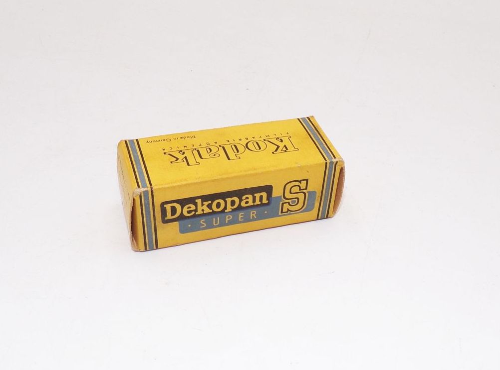 Alter Kodak Film Dekopan Super S Unbenutzt NOS 1957 