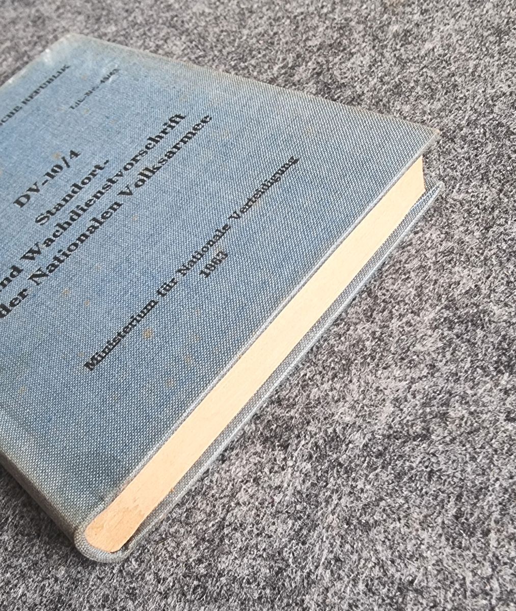 Standort und Wachdienstvorschrift der Nationalen Volksarmee 1963 Standort und Wachdienstvorschrift der Nationalen Volksarmee 1963