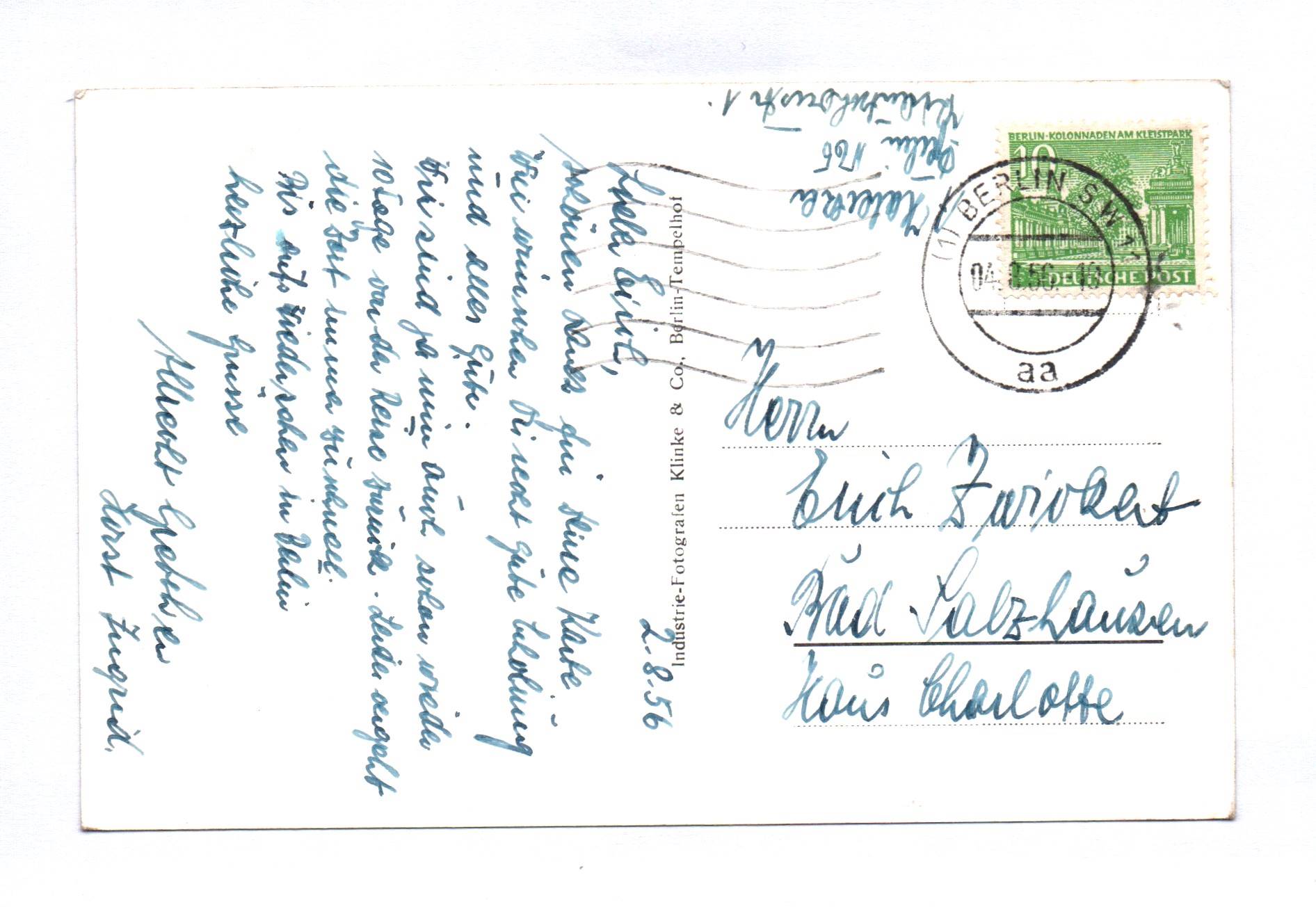 Foto Ak Berlin Reinickendorf Am Kurt Schuhmacher Platz 1956