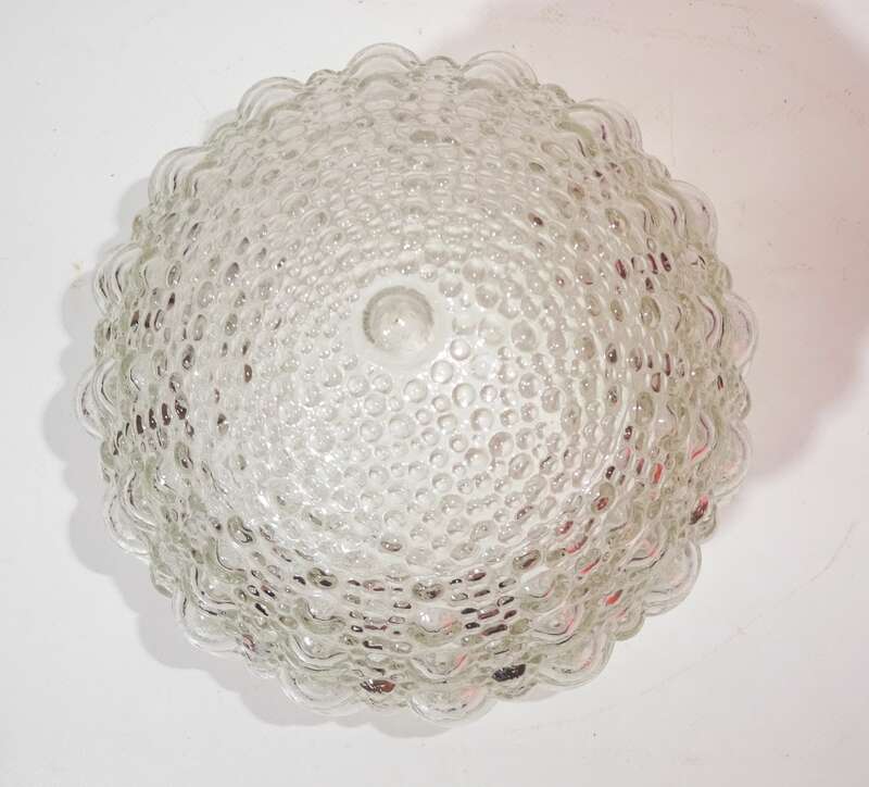 Bubble Glas Lampenglas Lampenschirm DDR Ersatzglas 