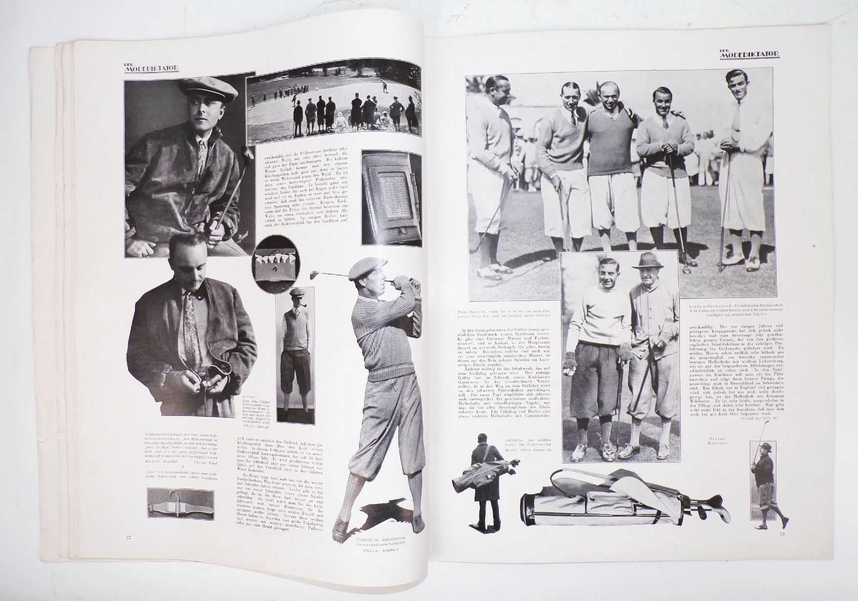 Der Modediktator 1929 Juni Elegante Herren Mode fashion Zeitschrift