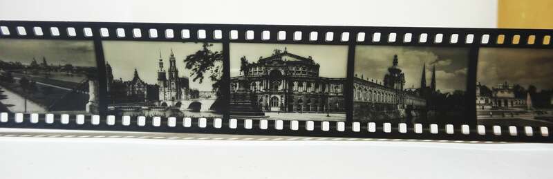 Dresden wie es war Rollfilm Film Diafilm Pouva Magica 
