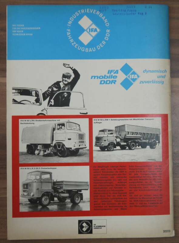 Erster Fahrbericht SHIGULI KFT Neue Sitze für Trabant 601 und Wartburg 353 Zeitschrift