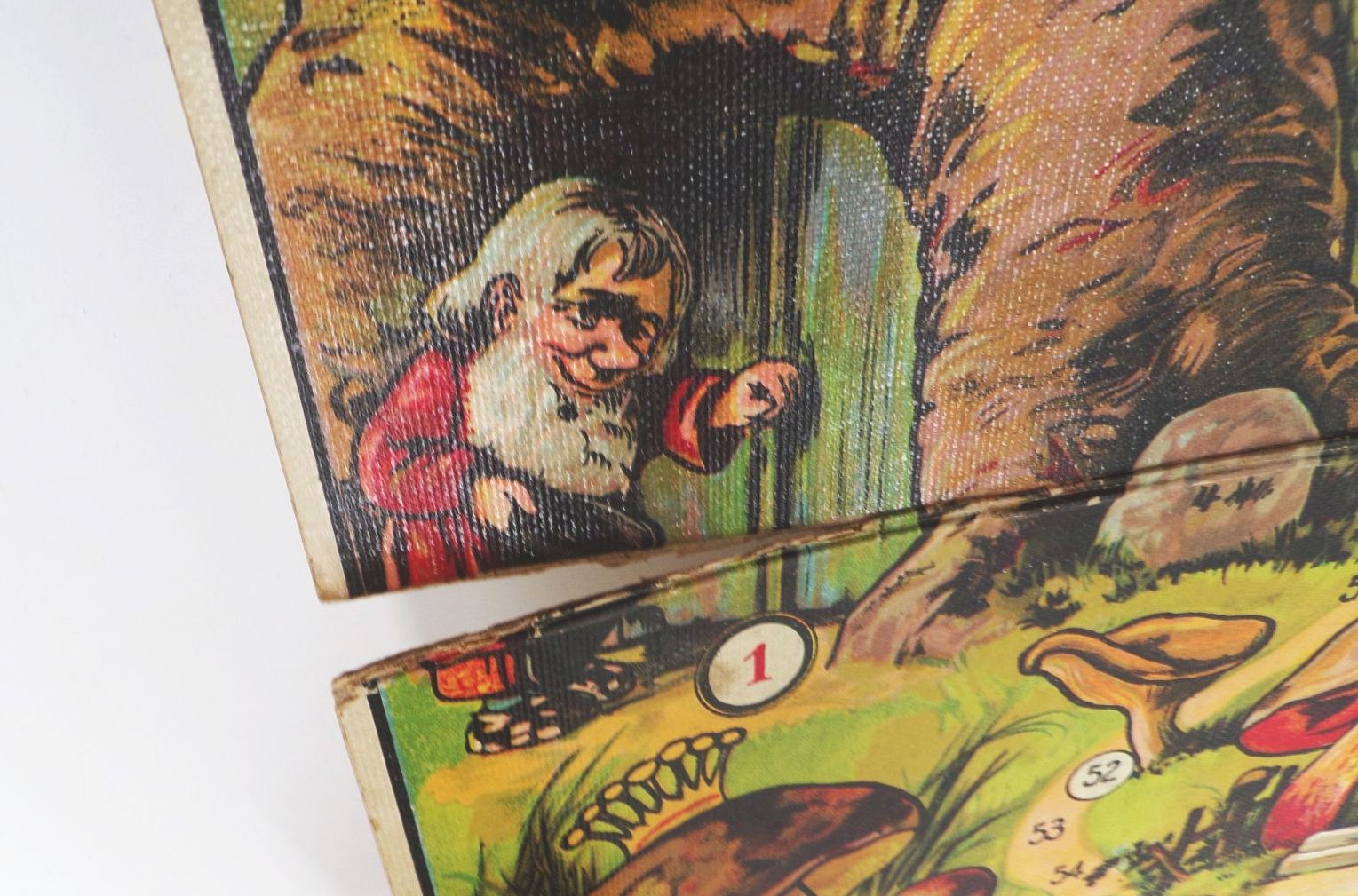 Klee Im Reiche der Pilze Wichtel Zwerge um 1920 Spielplan Brettspiel Klee Im Reiche der Pilze Wichtel Zwerge um 1920 Spielplan Brettspiel