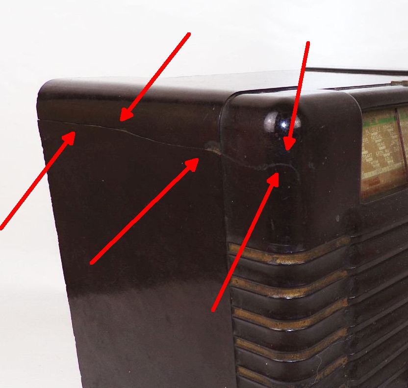 Altes Philips Bakelit Radio vintage