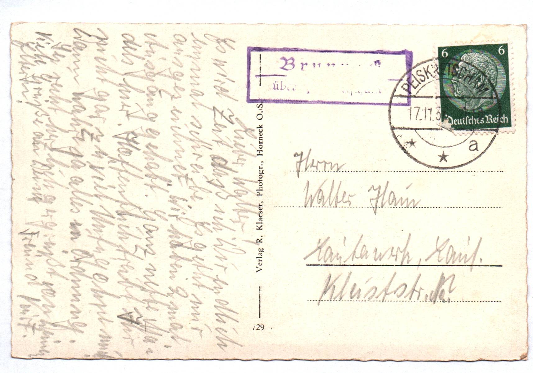 Ak Schloß Brunneck Oberschlesien Arbeitsdienstabteilung 2 212