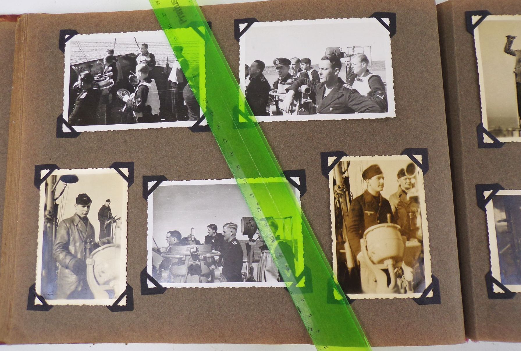 Marine Fotoalbum 2 Wk Schiffe Libau Norwegen Fjorde Matrosen WW2