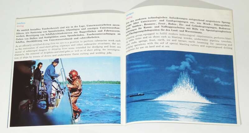 Broschur VEB Bagger Bugsier und Bergungsreederei 1972