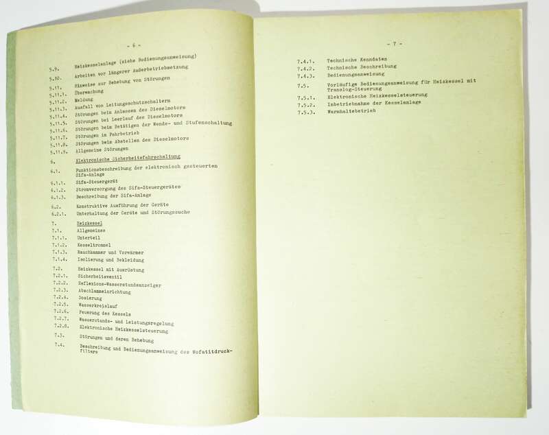 Kurzbeschreibung des Dieseltriebfahrzeuges V100 ZfB Sonderdruck 1970