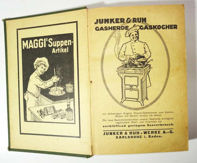 Kochbuch Badischer Frauenverein Kochen Rezepte Backen Braten 1924